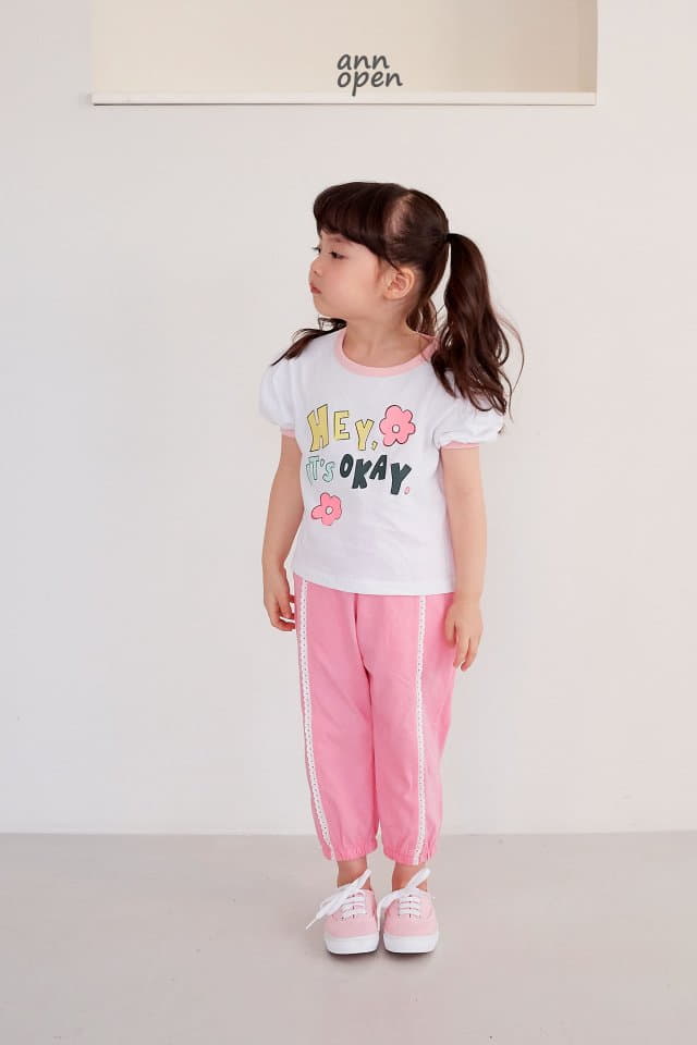 Ann Open - Korean Children Fashion - #discoveringself - Hey Puff Tee - 6