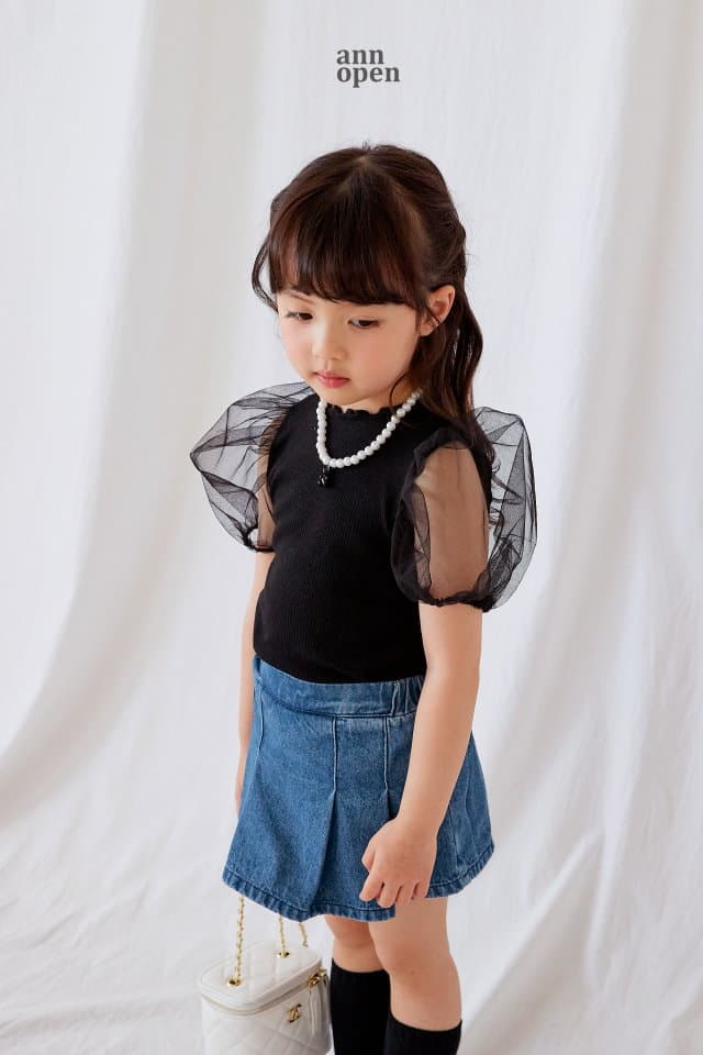 Ann Open - Korean Children Fashion - #discoveringself - Lena Puff Tee - 5