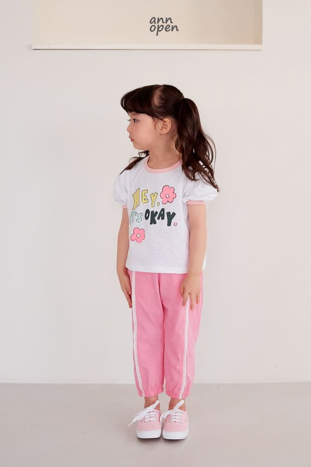 Ann Open - Korean Children Fashion - #fashionkids - Hey Puff Tee - 7