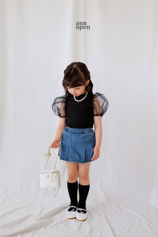 Ann Open - Korean Children Fashion - #fashionkids - Lena Puff Tee - 6
