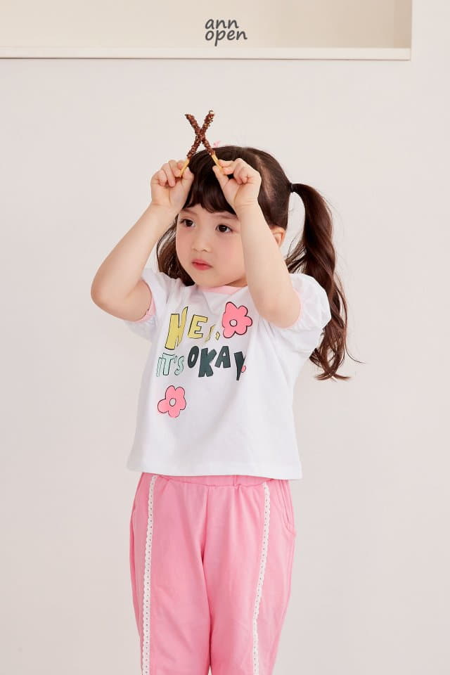Ann Open - Korean Children Fashion - #kidsstore - Hey Puff Tee - 9