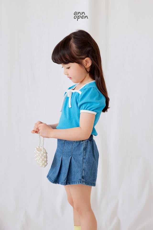 Ann Open - Korean Children Fashion - #littlefashionista - Any Denim Shorts - 7