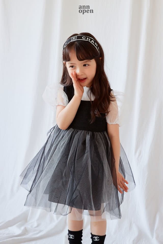 Ann Open - Korean Children Fashion - #littlefashionista - Coco Twid One-piece - 5