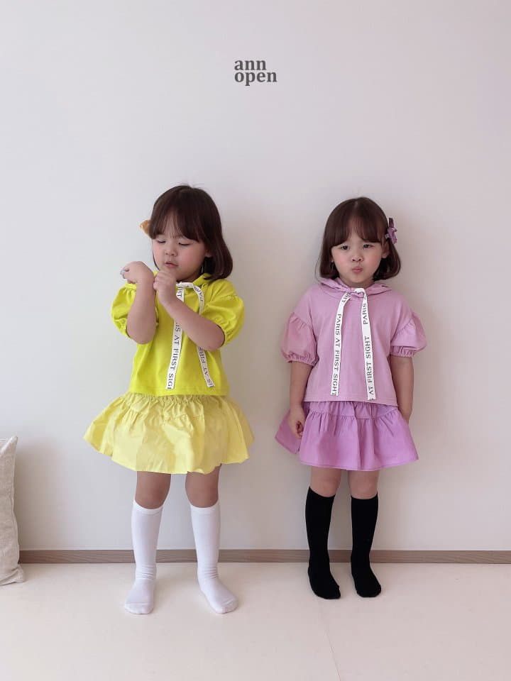 Ann Open - Korean Children Fashion - #littlefashionista - Cotton Candy Hoody Tee - 2