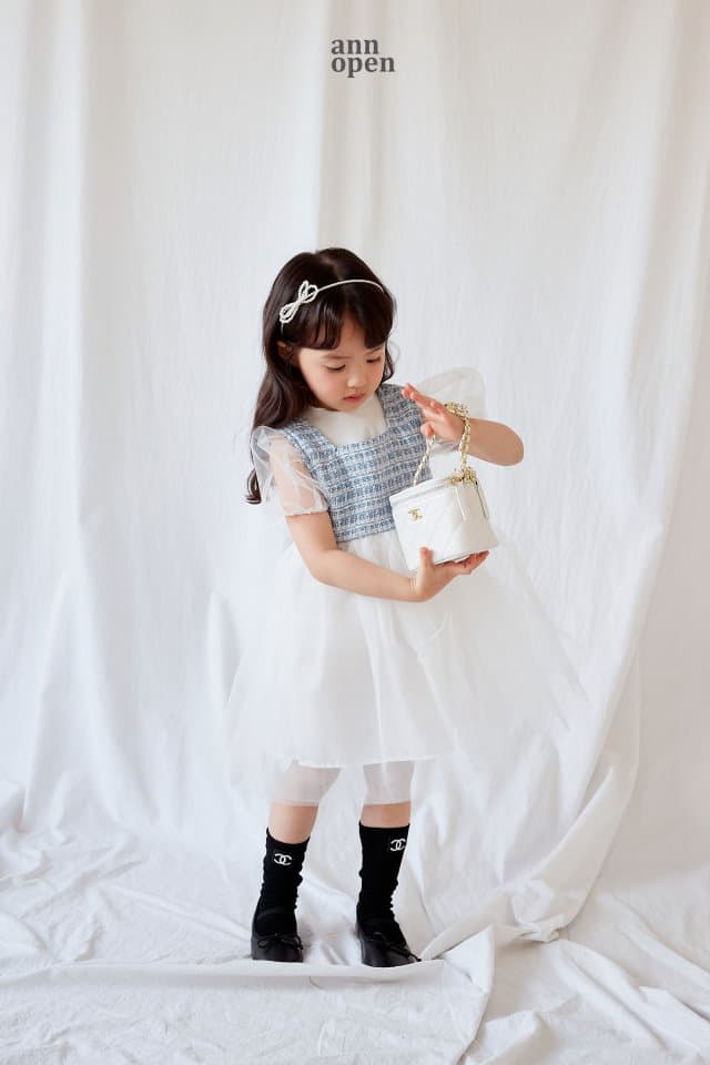 Ann Open - Korean Children Fashion - #minifashionista - Coco Twid One-piece - 7