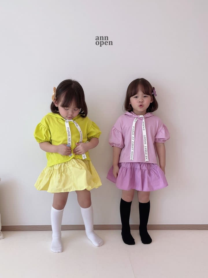Ann Open - Korean Children Fashion - #magicofchildhood - Cotton Candy Hoody Tee - 4