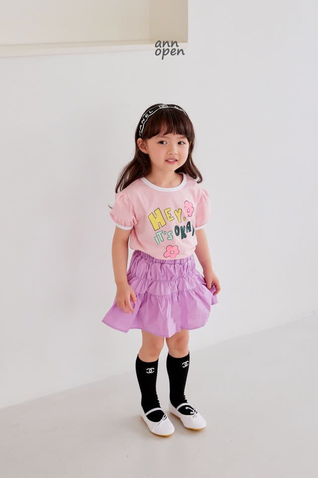 Ann Open - Korean Children Fashion - #prettylittlegirls - Hey Puff Tee