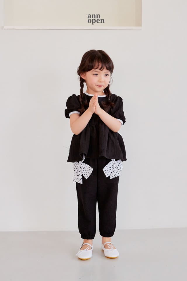 Ann Open - Korean Children Fashion - #stylishchildhood - Candy Ribbon Pants - 2