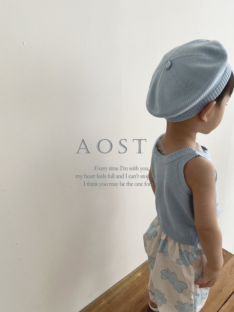 Aosta - Korean Children Fashion - #Kfashion4kids - Knit Beret Hat - 3