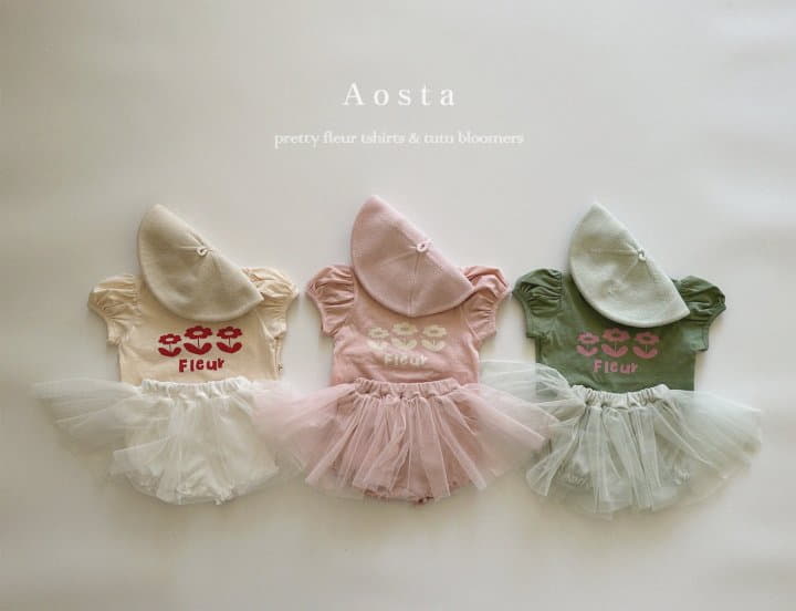 Aosta - Korean Children Fashion - #childofig - Camellia Tutu Bloomer - 3
