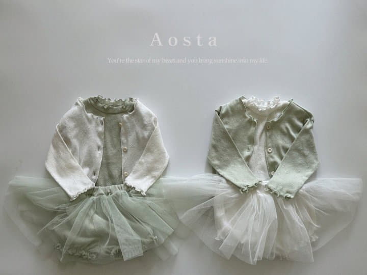 Aosta - Korean Children Fashion - #designkidswear - Camellia Cardigan - 2