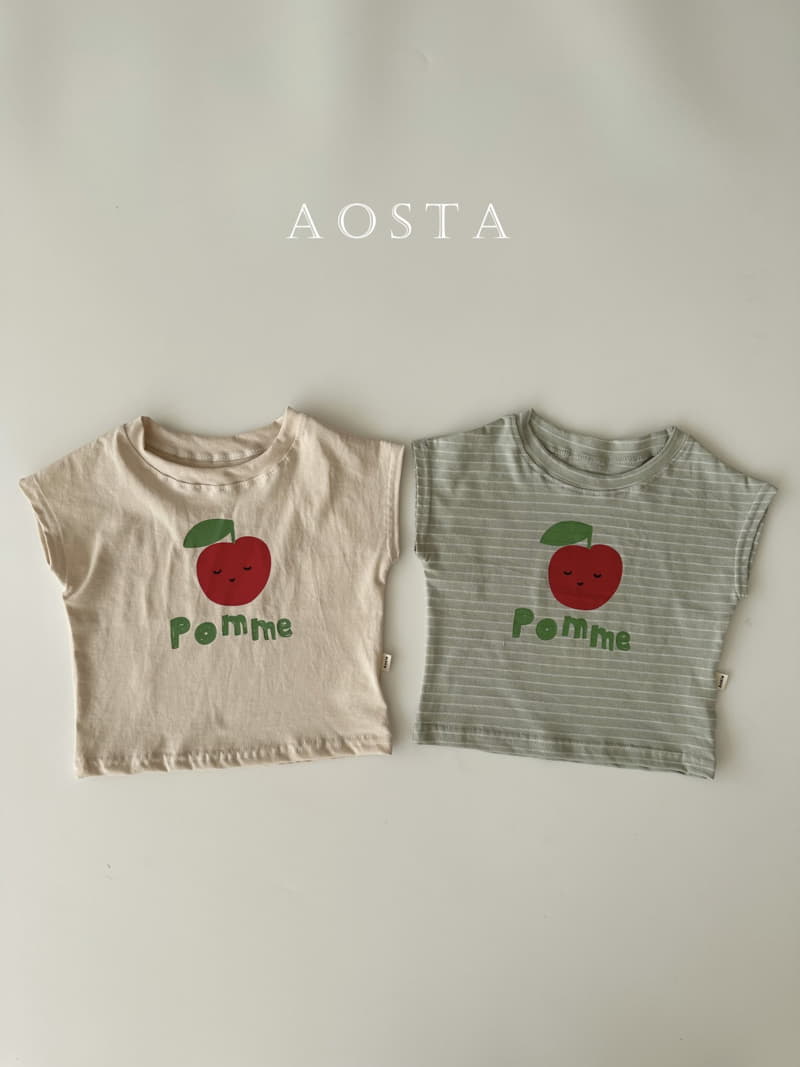 Aosta - Korean Children Fashion - #fashionkids - Apple Tee