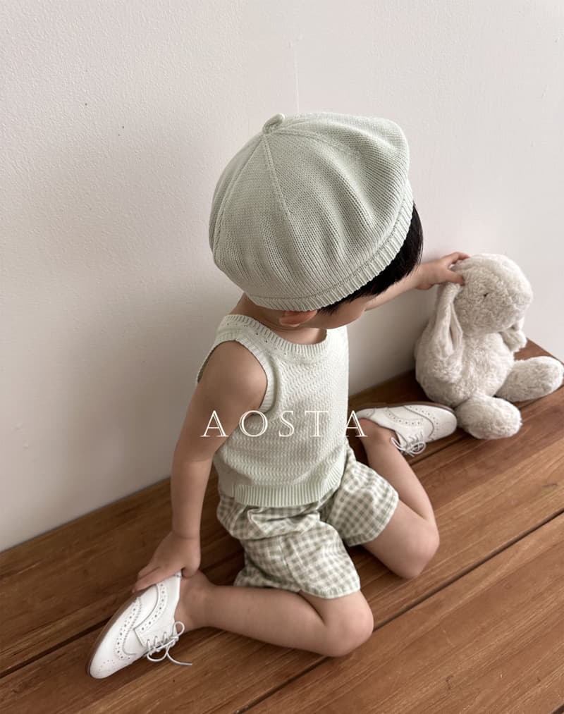 Aosta - Korean Children Fashion - #kidzfashiontrend - Knit Beret Hat - 2