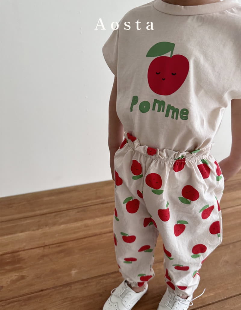Aosta - Korean Children Fashion - #kidsstore - Apple Tee - 4