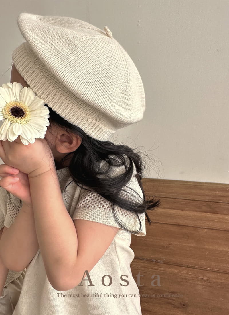 Aosta - Korean Children Fashion - #minifashionista - Knit Beret Hat - 6