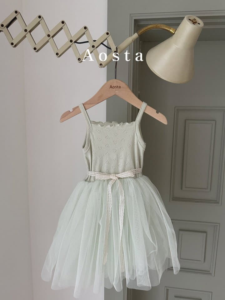 Aosta - Korean Children Fashion - #prettylittlegirls - Camellia Tutu One-piece