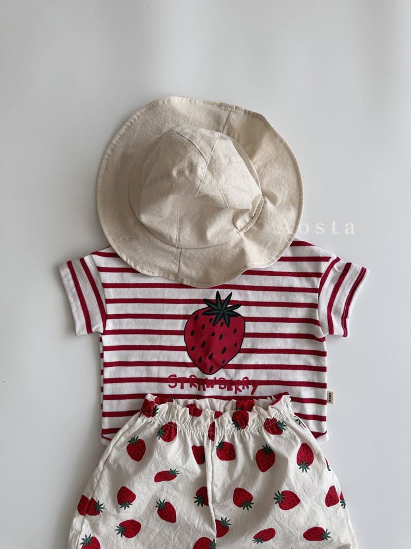 Aosta - Korean Children Fashion - #prettylittlegirls - Strawberry Tee - 6