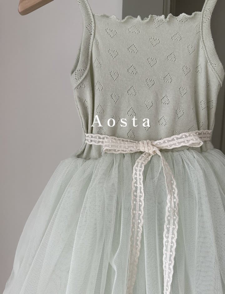 Aosta - Korean Children Fashion - #todddlerfashion - Camellia Tutu One-piece - 2