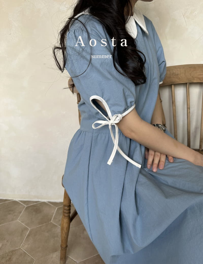 Aosta - Korean Women Fashion - #vintageinspired - Summer One-piece Mom - 4