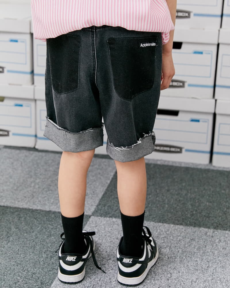 Apple Smile - Korean Children Fashion - #childofig - Pocket Jeans - 6