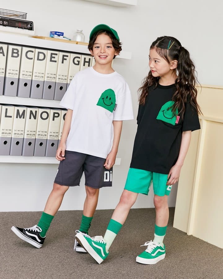 Apple Smile - Korean Children Fashion - #childofig - Knit Hat Tee - 3