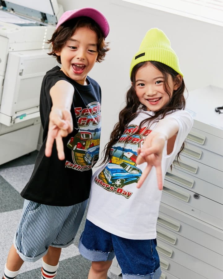 Apple Smile - Korean Children Fashion - #childrensboutique - Car Tee - 4