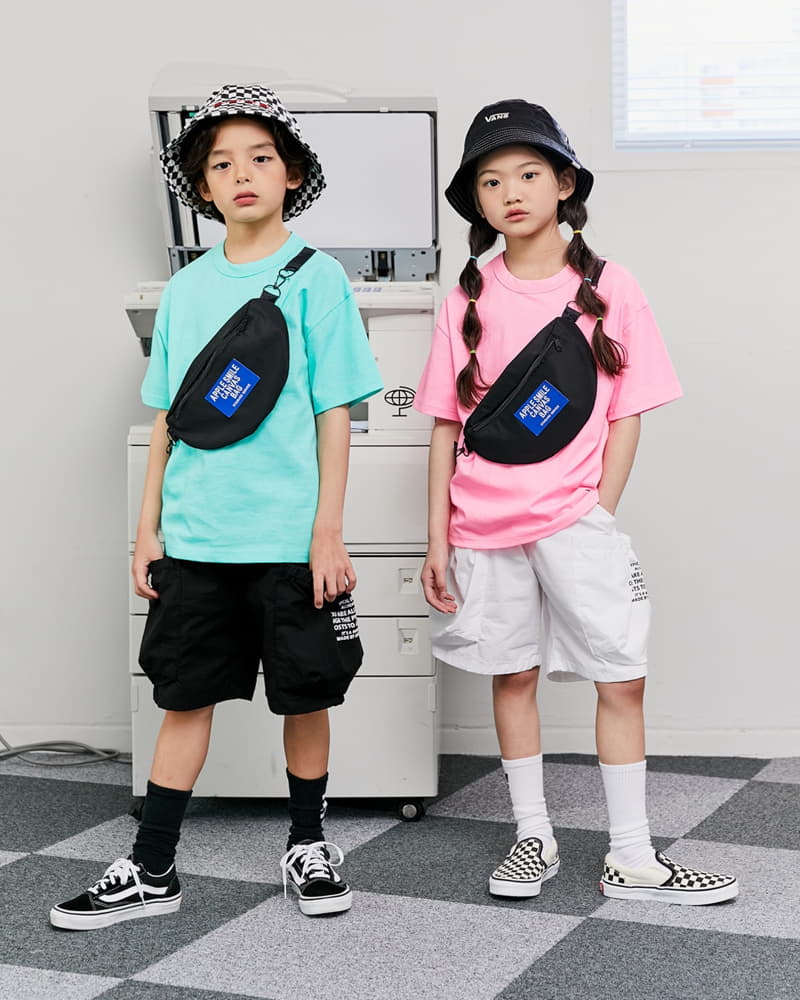 Apple Smile - Korean Children Fashion - #fashionkids - Canvers Bag Tee - 9