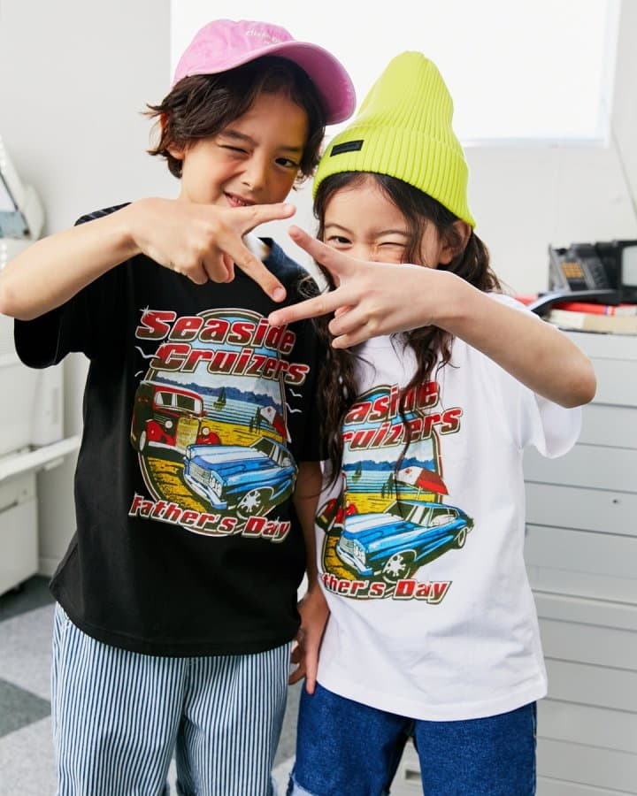 Apple Smile - Korean Children Fashion - #fashionkids - Car Tee - 6