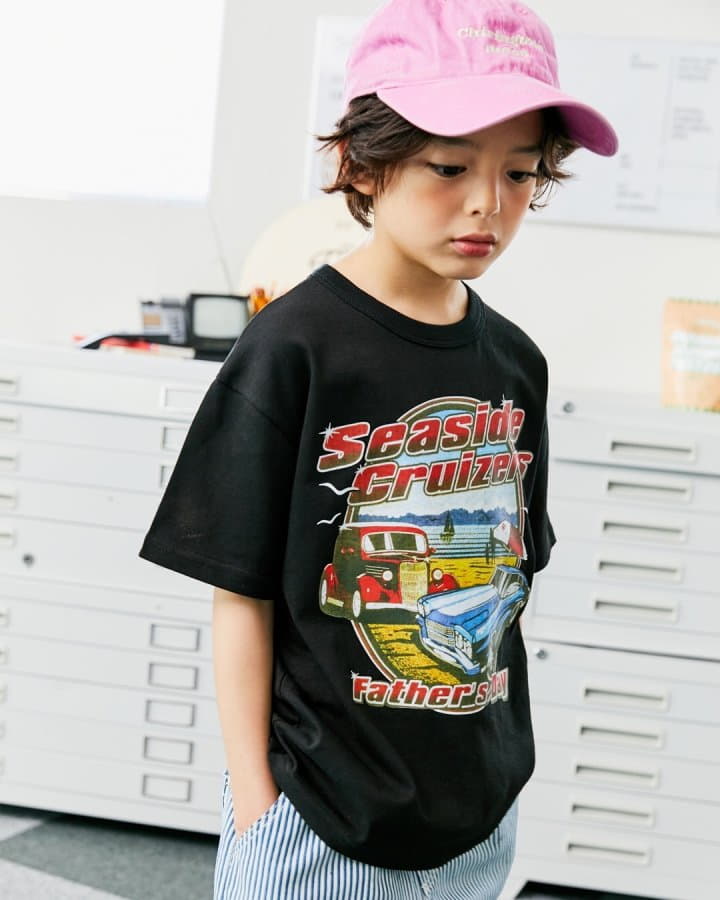 Apple Smile - Korean Children Fashion - #kidsshorts - Car Tee - 7