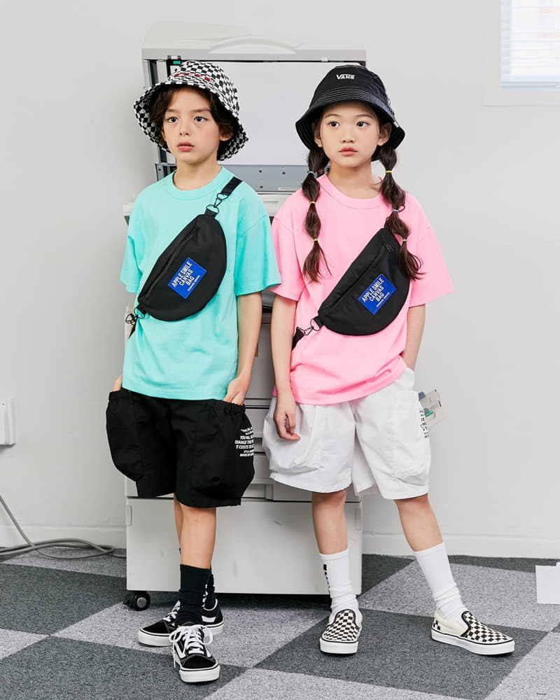 Apple Smile - Korean Children Fashion - #kidzfashiontrend - Canvers Bag Tee - 12