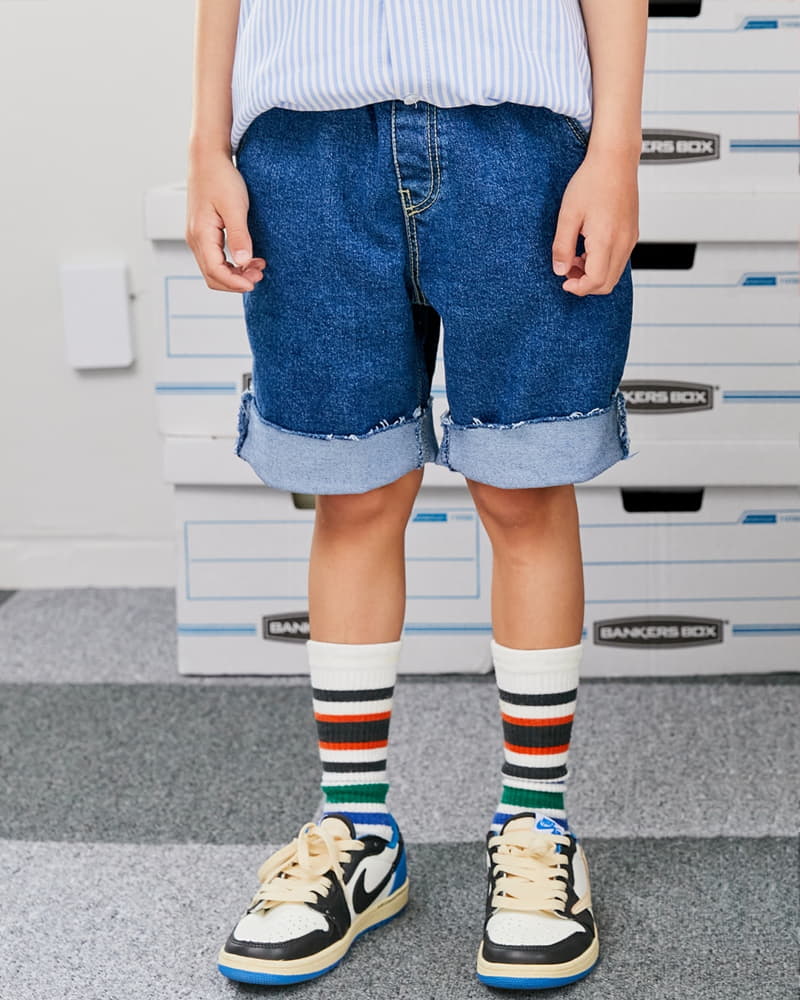 Apple Smile - Korean Children Fashion - #magicofchildhood - Pocket Jeans - 2
