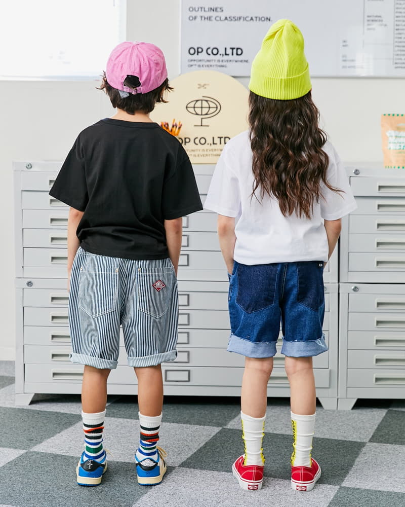 Apple Smile - Korean Children Fashion - #magicofchildhood - Stripes Jeans