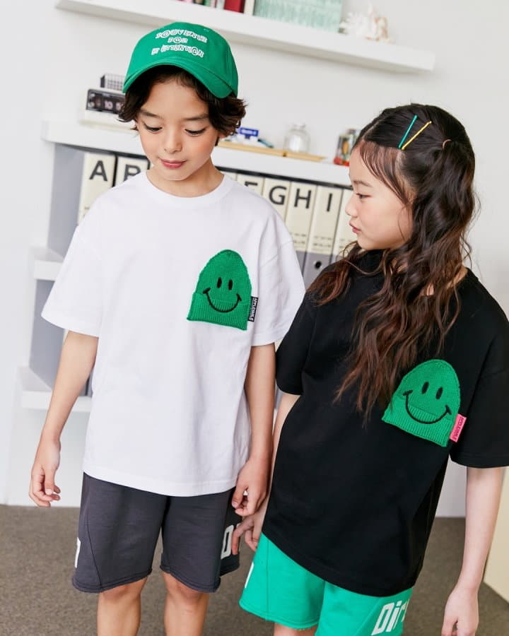 Apple Smile - Korean Children Fashion - #prettylittlegirls - Knit Hat Tee