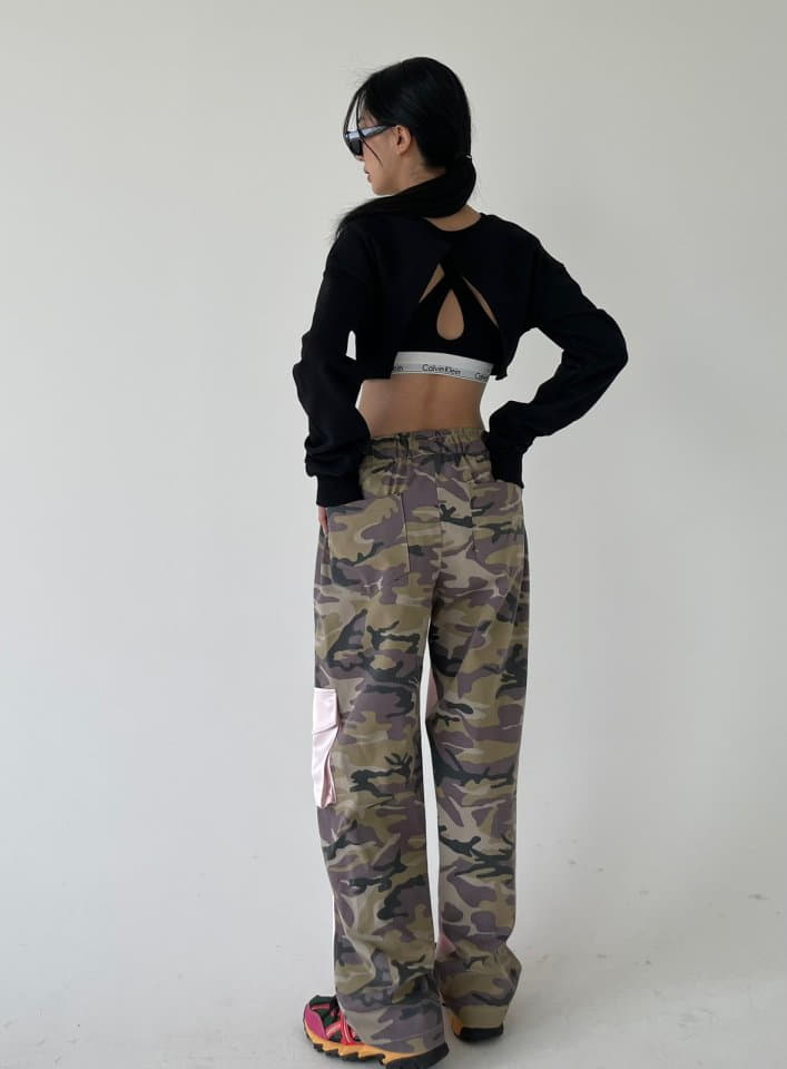 Atpz - Korean Women Fashion - #momslook - Satin Cargo Pants - 3