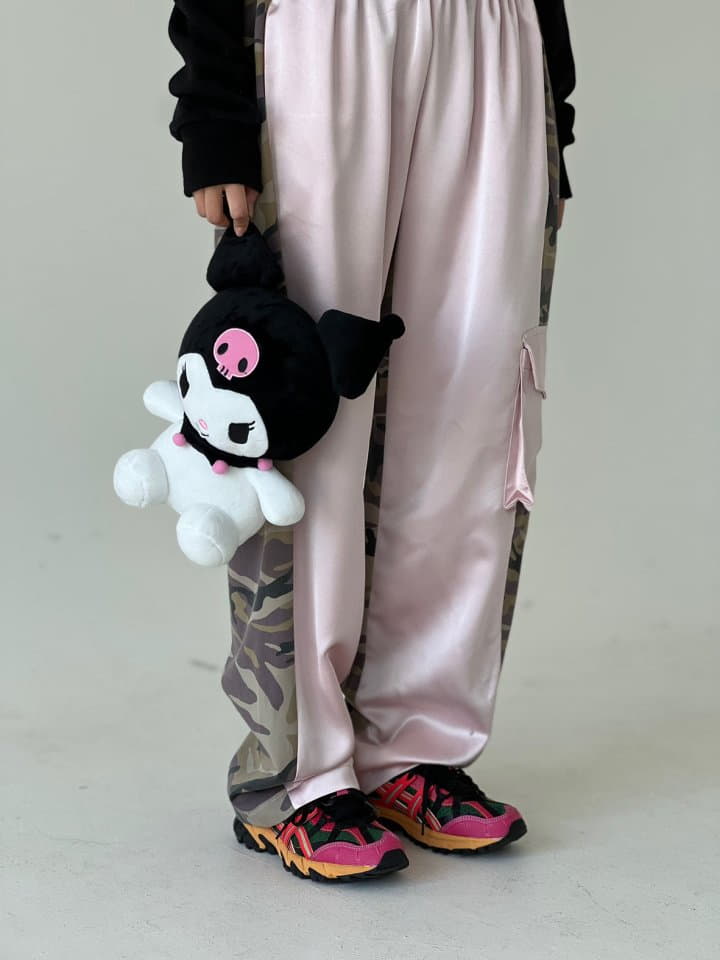 Atpz - Korean Women Fashion - #momslook - Satin Cargo Pants - 6