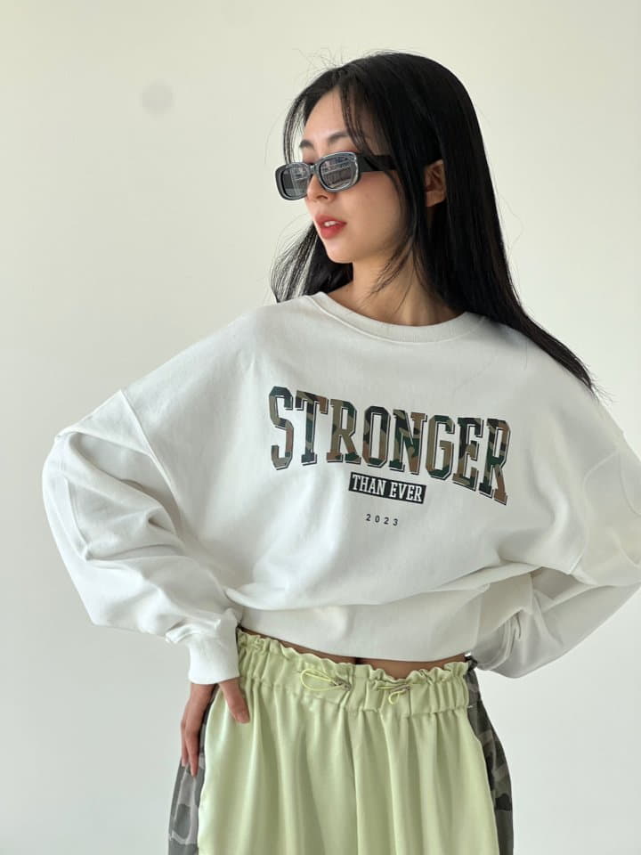 Atpz - Korean Women Fashion - #momslook - Stronger Sweatshirt