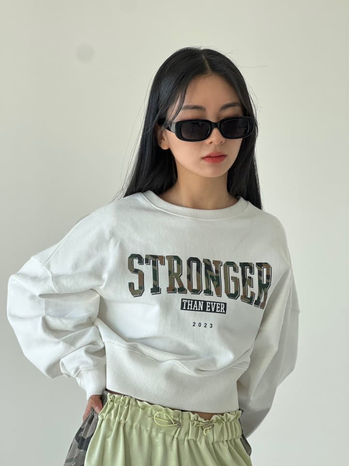 Atpz - Korean Women Fashion - #pursuepretty - Stronger Sweatshirt - 5