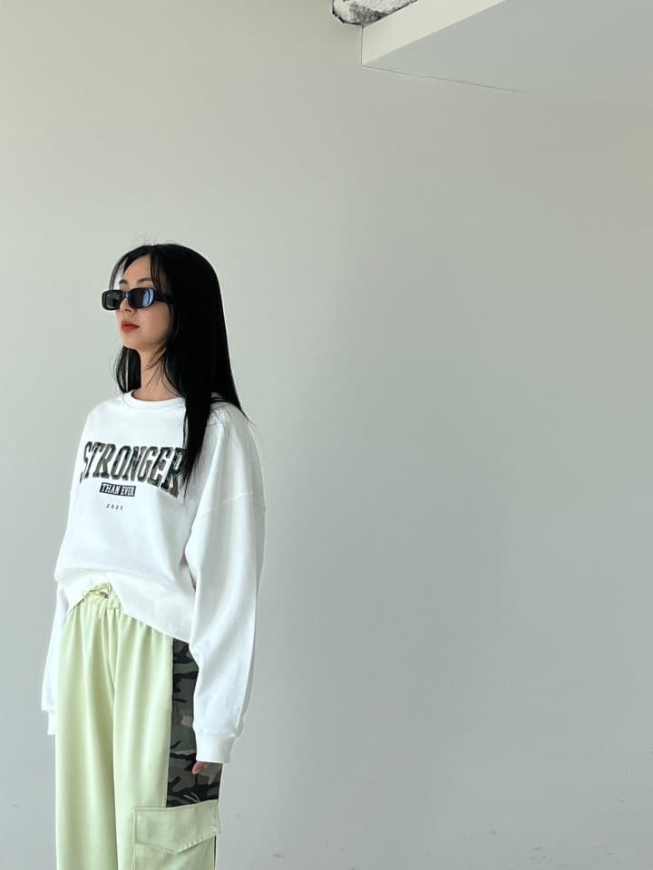 Atpz - Korean Women Fashion - #romanticstyle - Stronger Sweatshirt - 7