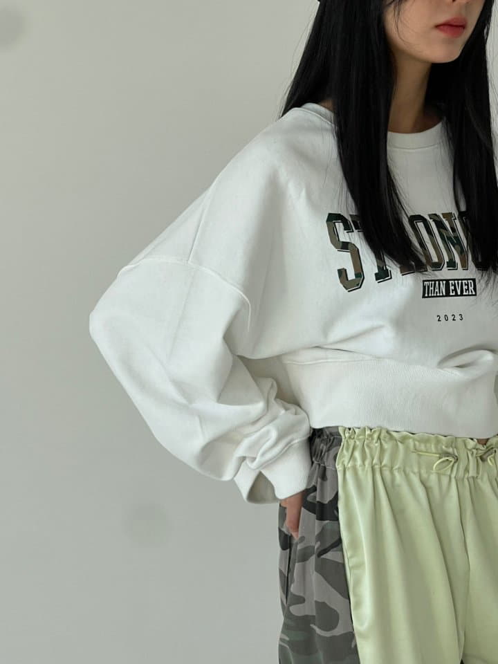 Atpz - Korean Women Fashion - #vintageinspired - Stronger Sweatshirt - 3