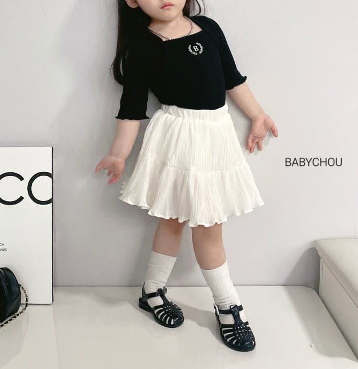 Babychou - Korean Children Fashion - #fashionkids - Romance Skirt - 7