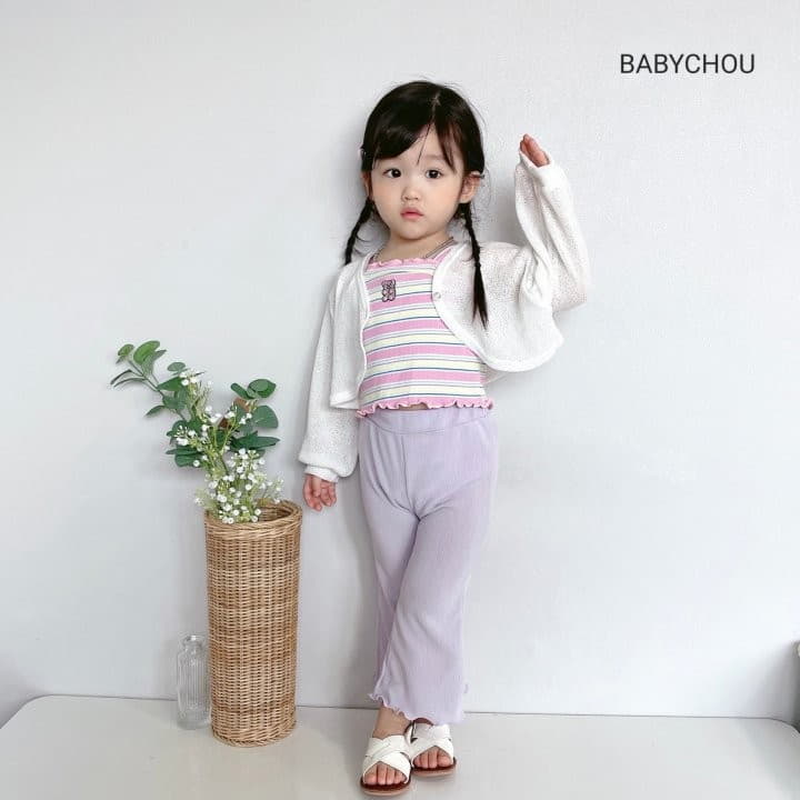 Babychou - Korean Children Fashion - #kidsstore - Linkle Pants - 12