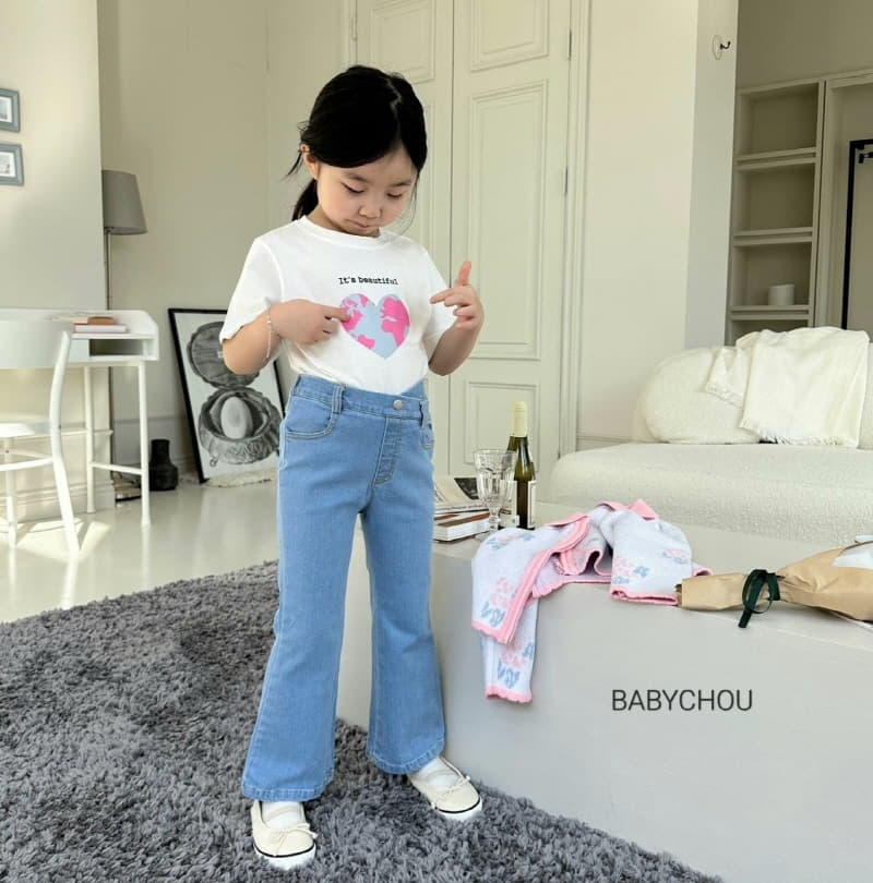 Babychou - Korean Children Fashion - #littlefashionista - Love Us Tee - 5
