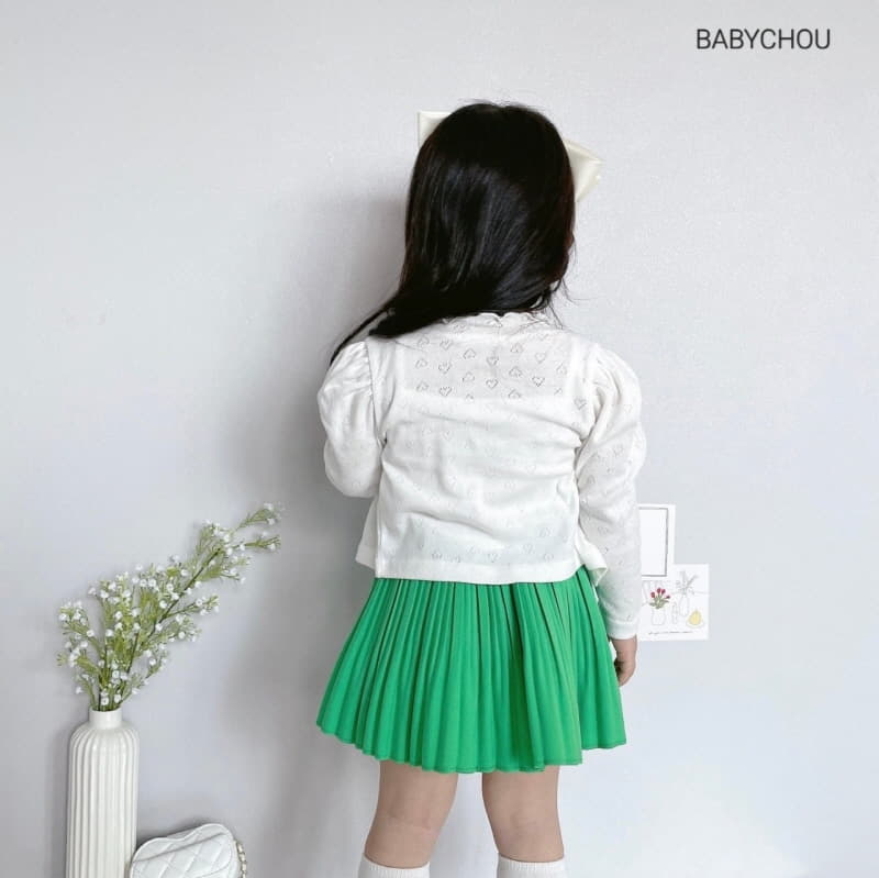 Babychou - Korean Children Fashion - #magicofchildhood - Half Wrinkle Skirt - 9