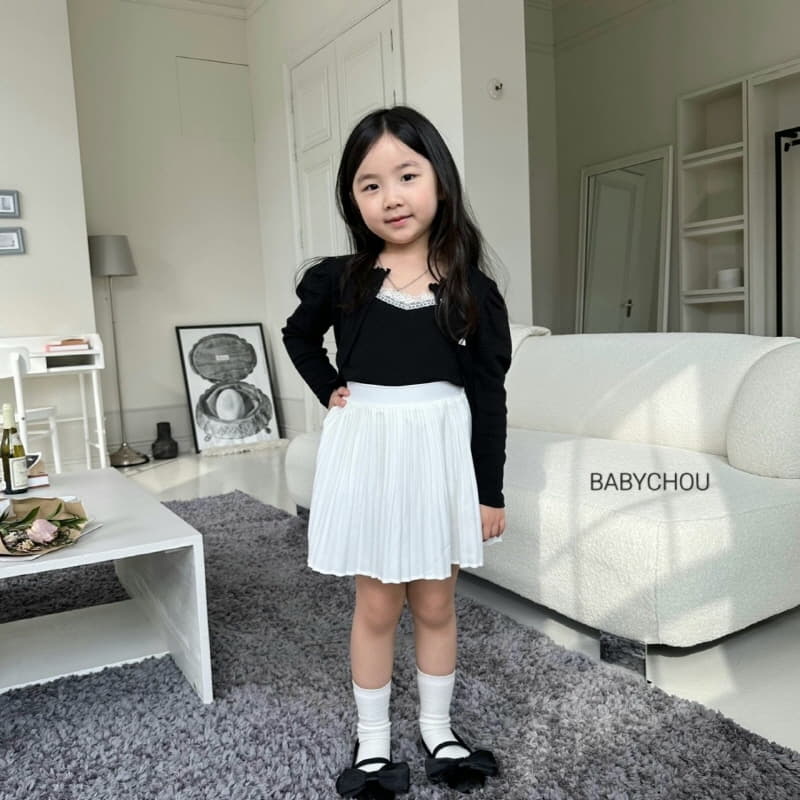 Babychou - Korean Children Fashion - #prettylittlegirls - Heart Cardigan Set - 10