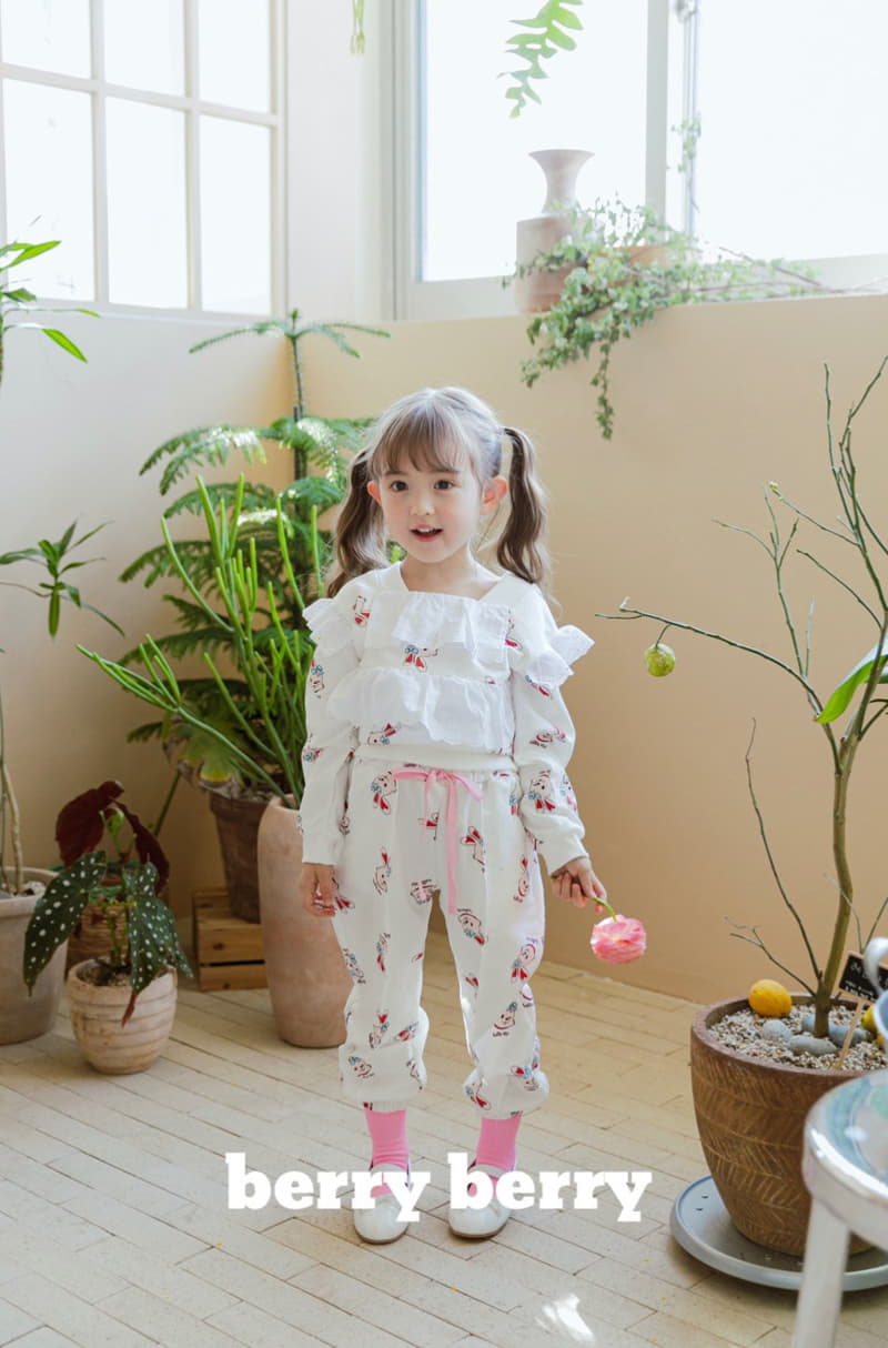 Berry Berry - Korean Children Fashion - #Kfashion4kids - Rabbit Top Bottom Set - 9