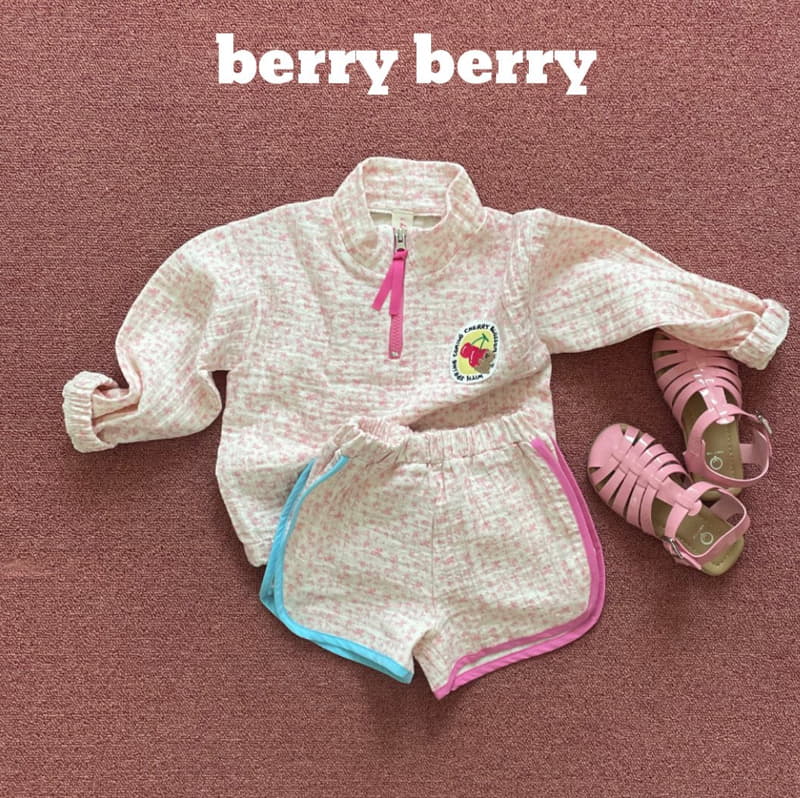 Berry Berry - Korean Children Fashion - #Kfashion4kids - Cherry Top Bottom Set - 5