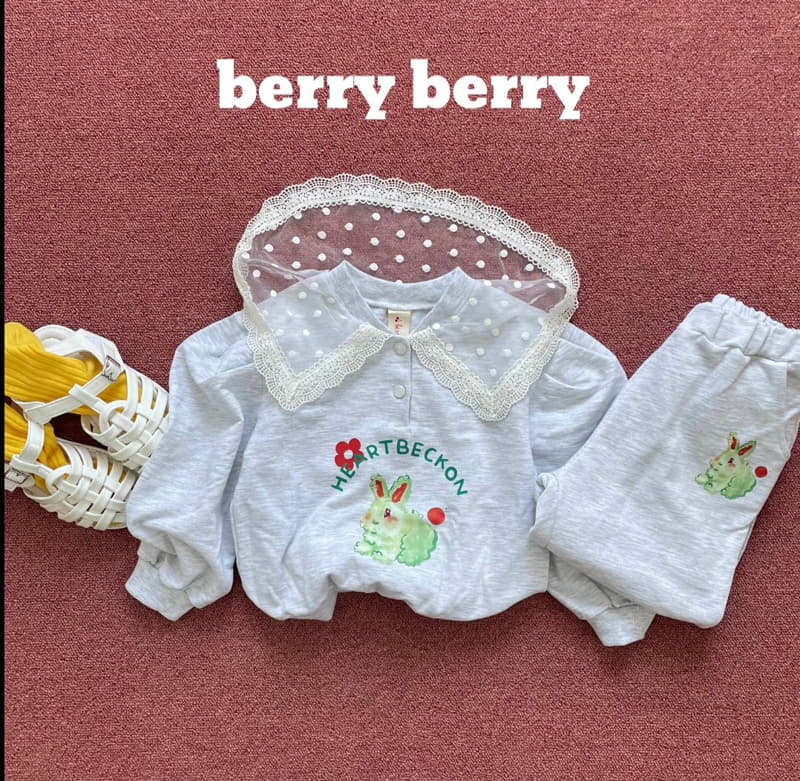 Berry Berry - Korean Children Fashion - #kidzfashiontrend - Bbeggom Top Bottom Set - 4
