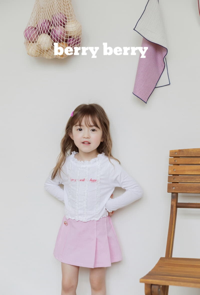 Berry Berry - Korean Children Fashion - #childrensboutique - Wrinkle Skirt