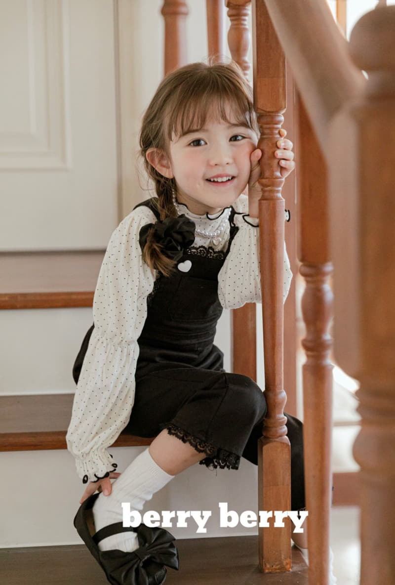 Berry Berry - Korean Children Fashion - #designkidswear - Dove Rib Tee - 7