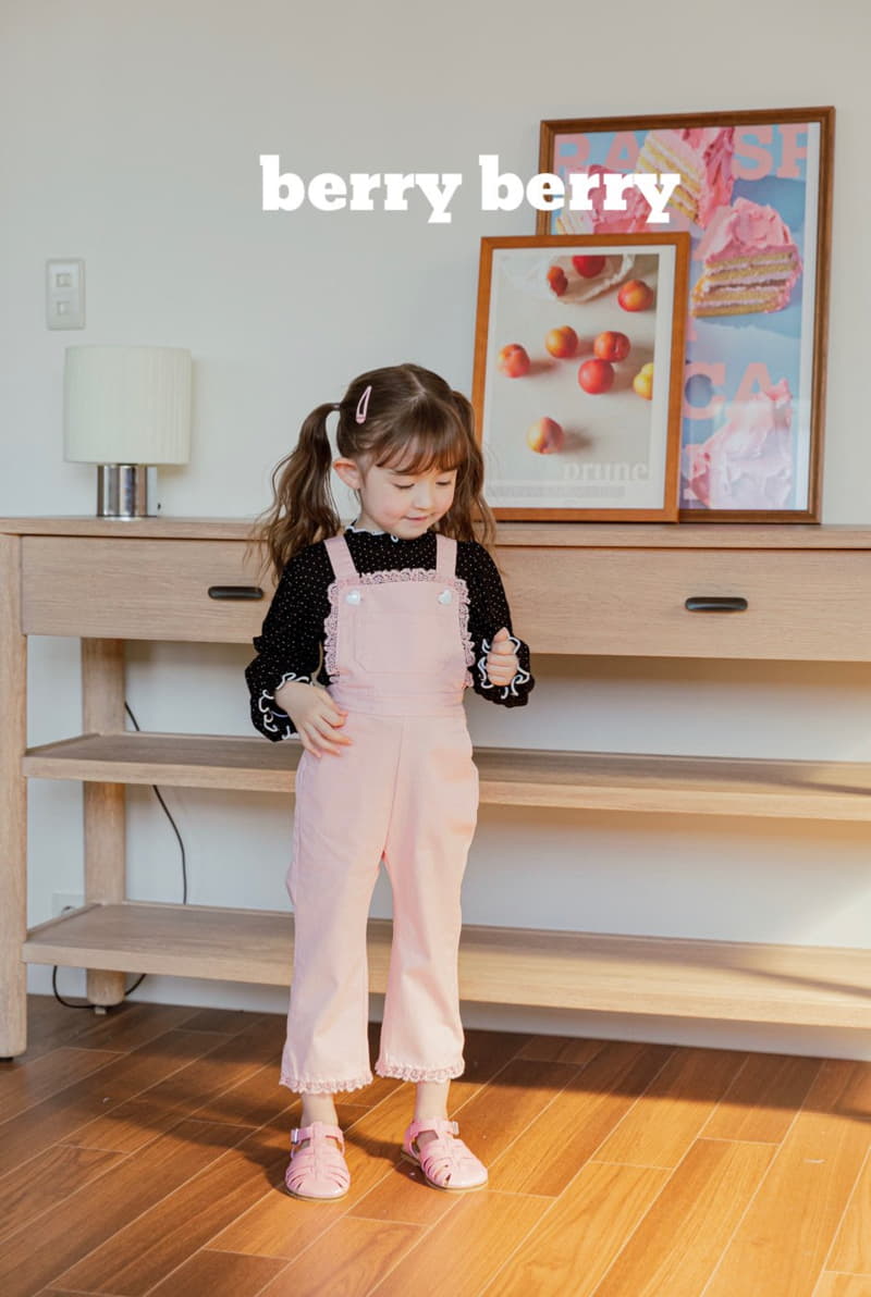 Berry Berry - Korean Children Fashion - #kidsshorts - Dove Rib Tee - 10